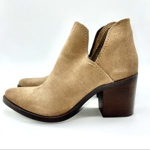 Steve Madden Prezzie Suede Leather Ankle Booties